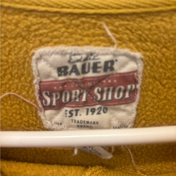 Eddie Bauer‎ Vintage Y2K Yellow/ Mustard Crewneck Sweatshirt - Picture 2 of 3